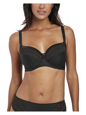 ✨ Fantasie Illusion FL2982BLK Women’s Full Coverage Underwire Bra Black 38K NWT